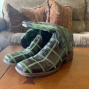 Ferrini square toe cowboy boots